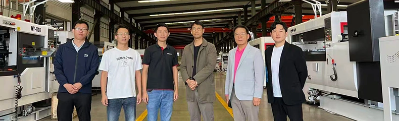 Equipos para la producción de cajas de cartón para cliente en Corea del Sur 