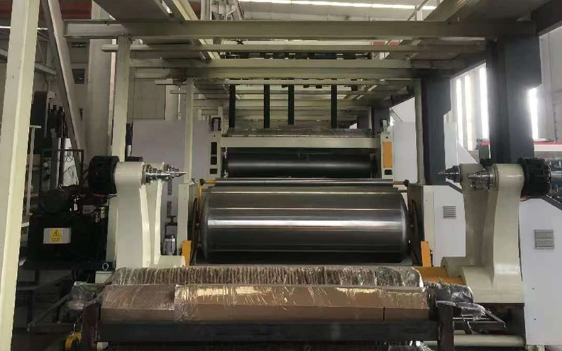 Puente aéreo para corrugadora