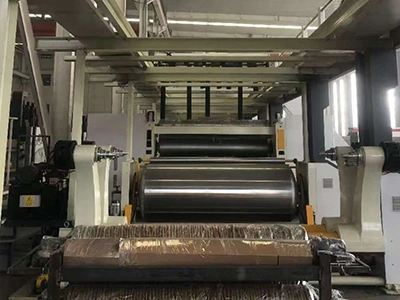 Puente aéreo para corrugadora